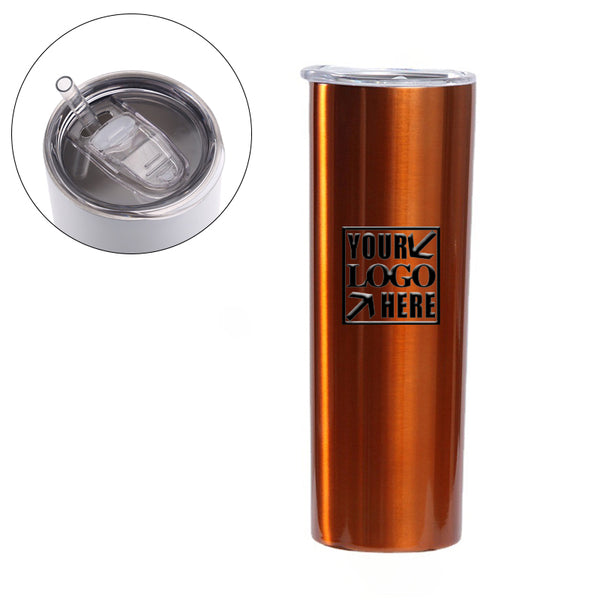 Wine Custom Insulated Sublimation Tumbler with Lid and Straw