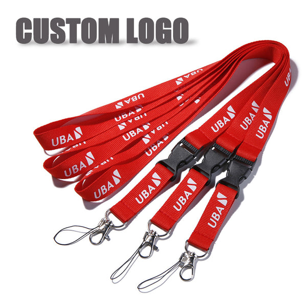 Safe Buckle OEM Hotel Cards Exhibition Keychain Lanyards