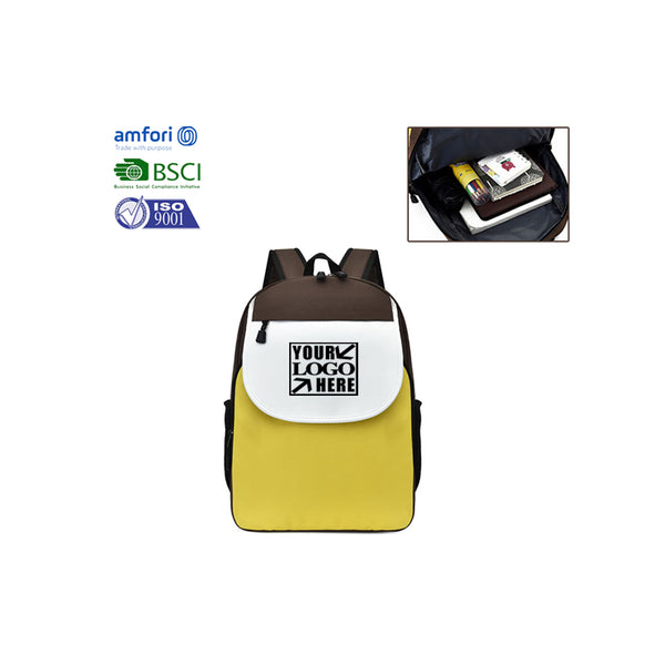 Custom Logo Water-resistant School Fashion Laptop Backpack