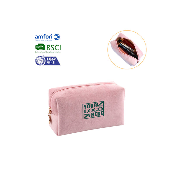 Soft Fabric Portable Purse Women Make up Washable Bags