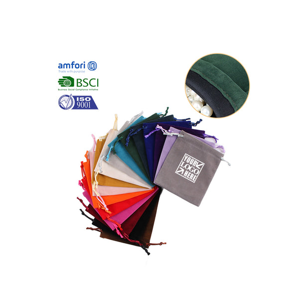 Wedding Gift Cloth Bags Jewelry Packaging Pouch With Logo