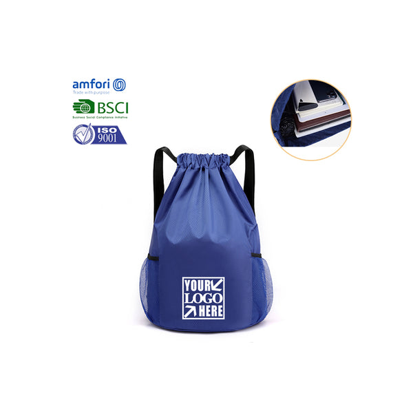 Men and Women Drawstring Sports Gym Bag Backpack