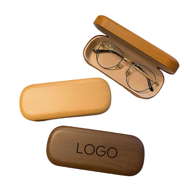 Hard Shell Wood Print Eyeglasses Cases