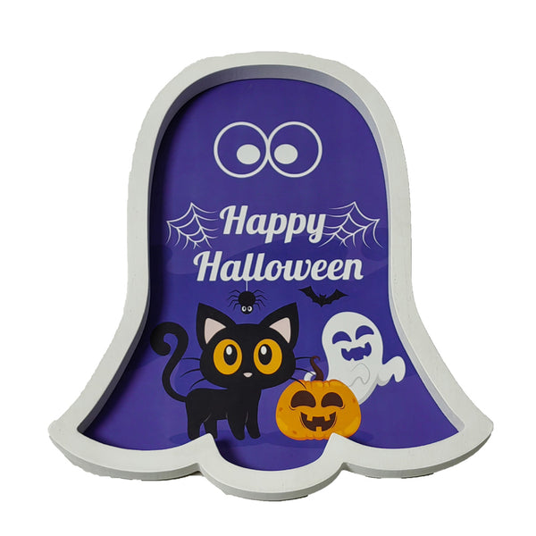 Wooden Halloween Candy Tray