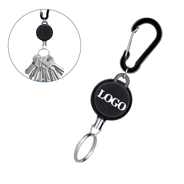 Adjustable Key Chain with Carabiner