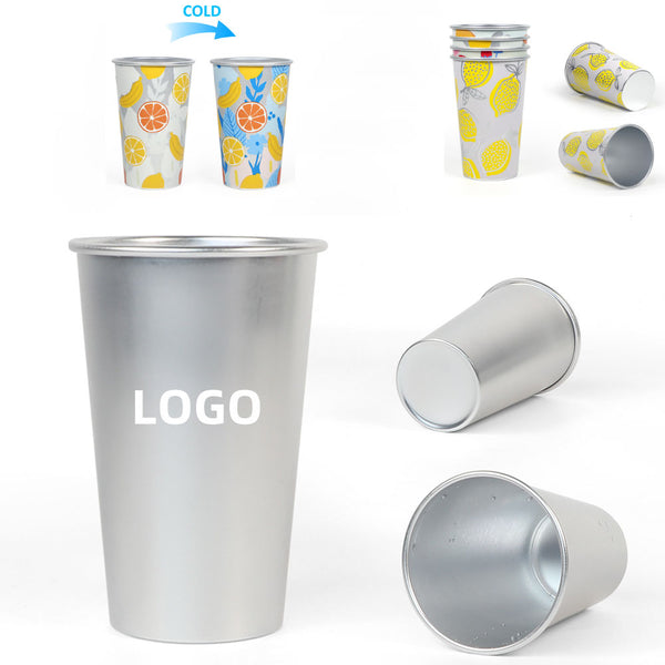 16oz Color-changing Beer Aluminum Cup