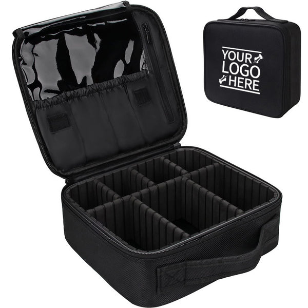 Hot selling multi-compartment cosmetic bag