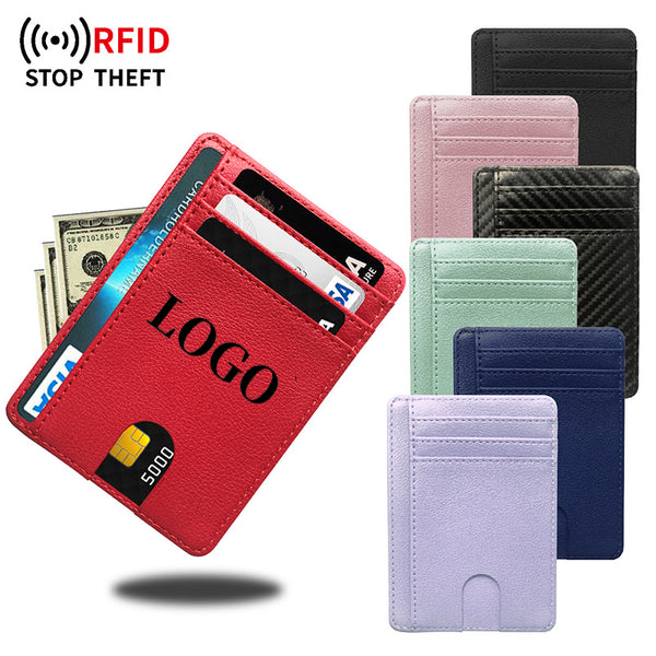 Wallet Credit Card Holder with RFID Blocking