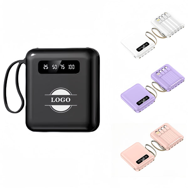 4 In 1 20000mAh Power Bank Fast Charging Battery