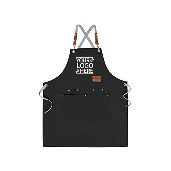 Multifunctional large pocket kitchen apron