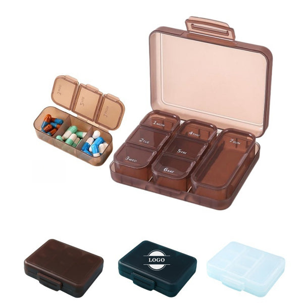 Travel Weekly Pill Organizer Case
