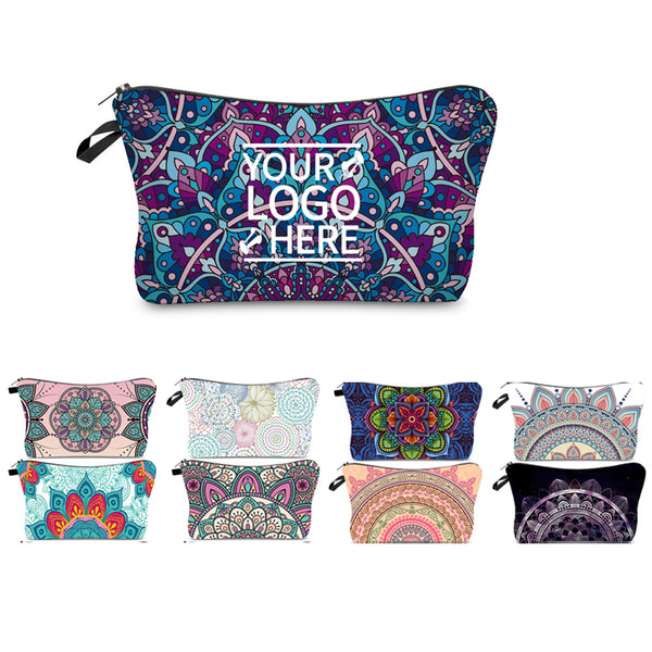 Hot selling Flower Pattern Cosmetic Bag