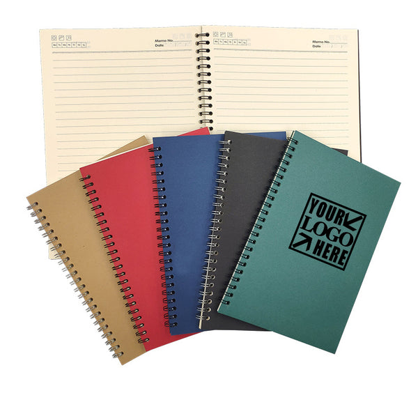 A5 100 Pages Spiral Kraft Notebook Journal