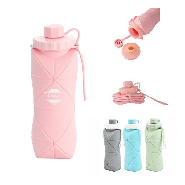 Collapsible Silicone Water Bottle 600ml