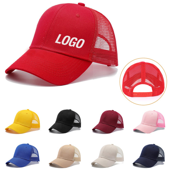 Washed Distressed Price Mesh Back 6 Panel Baseball Cap