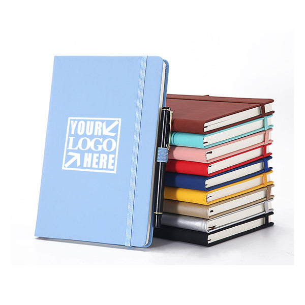 School Office A5 PU Leather Thick Paper Notebook