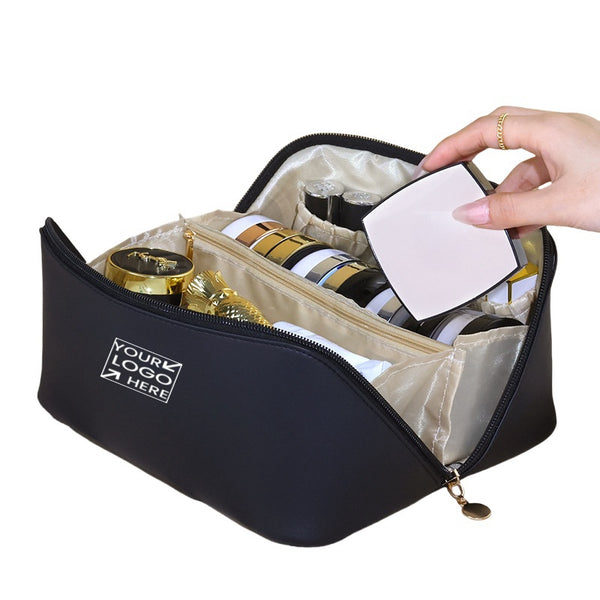 PU Leather Travel Makeup Bag