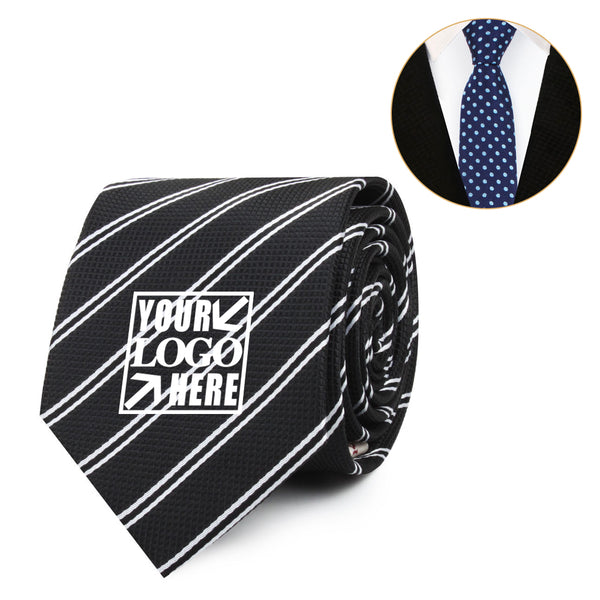 Custom Logo Student's Men's Regular Neck Tie