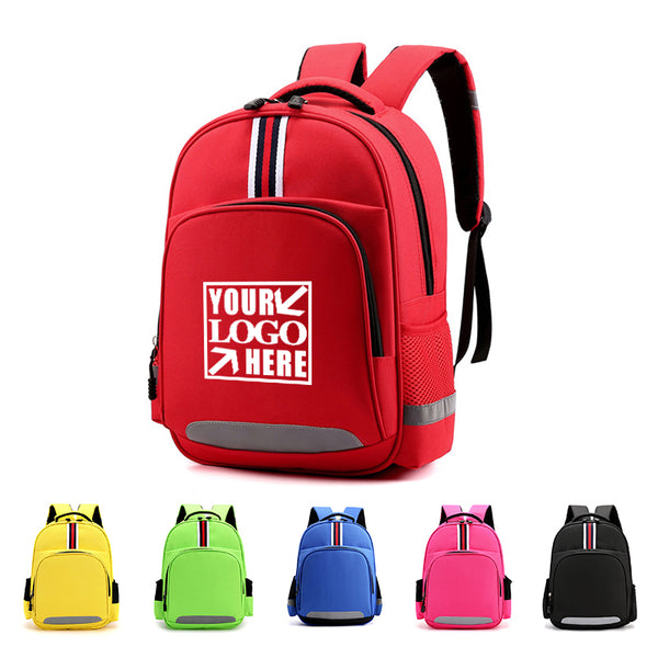 Reflective Strip Student Nylon Fashion Preschool Backpack
