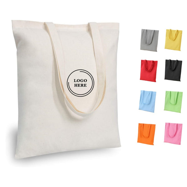 12 Oz Canvas Tote Bag Reusable Grocery Shopping Bag