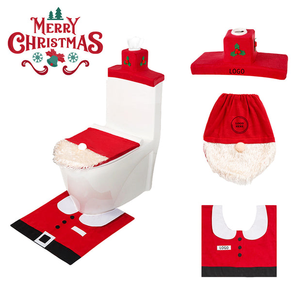 Santa Toilet Cover Set