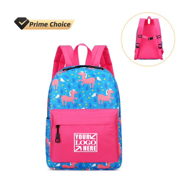 Cute Girls Imprint Waterproof Backpack Elementary School Bag