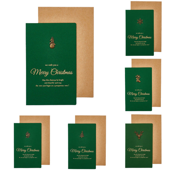 Gold Foil Christmas Greeting Cards