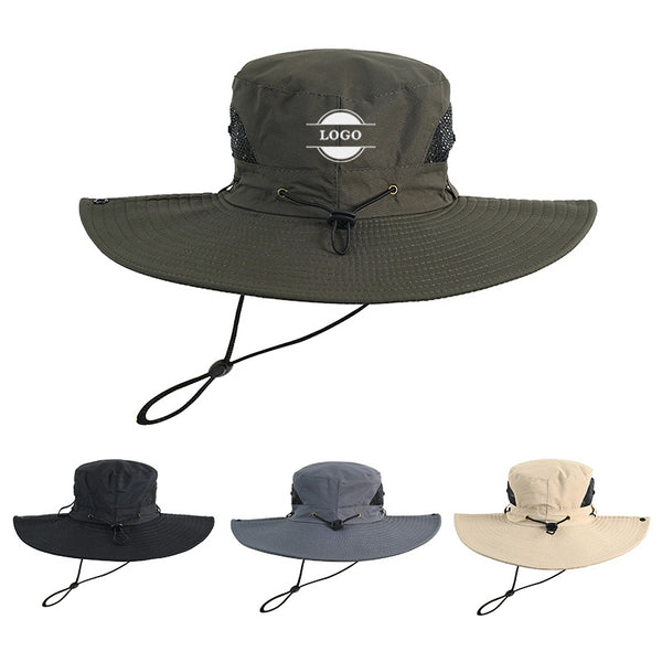 Unisex Waterproof Wide Brim Bucket Hat