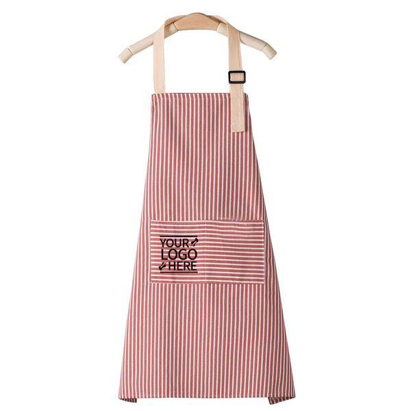 Adult Adjustable Bib Soft Chef Waterproof  Stripes Apron