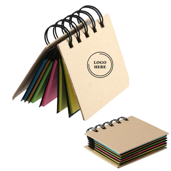 Spiral Kraft Paper Sticky Notes Memo Pad