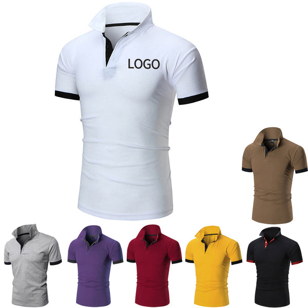 Moisture-Wicking Men's Outdoor Polo Shirts Short Sleeve