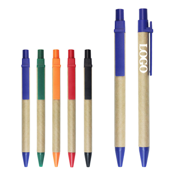 Custom Logo Recycled Eco-friendly Ballpoint Stylus Pens