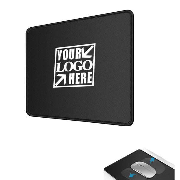 Mouse Pad with Non-Slip Rubber Base with Stitched Edges