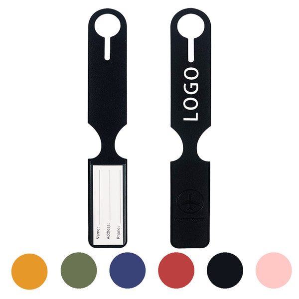 PU Long Strip Suspension Luggage Tag