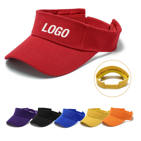 Embroidered Men Custom Premium Sun Visor Cap