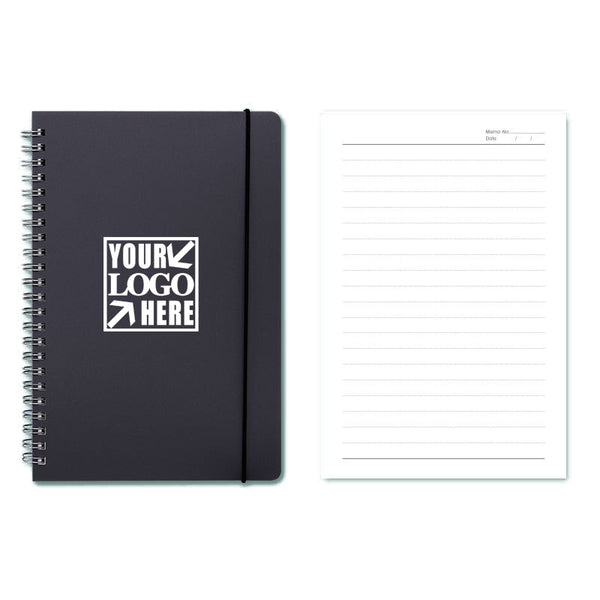 A5 PP Hardcover Spiral Notebook Journal