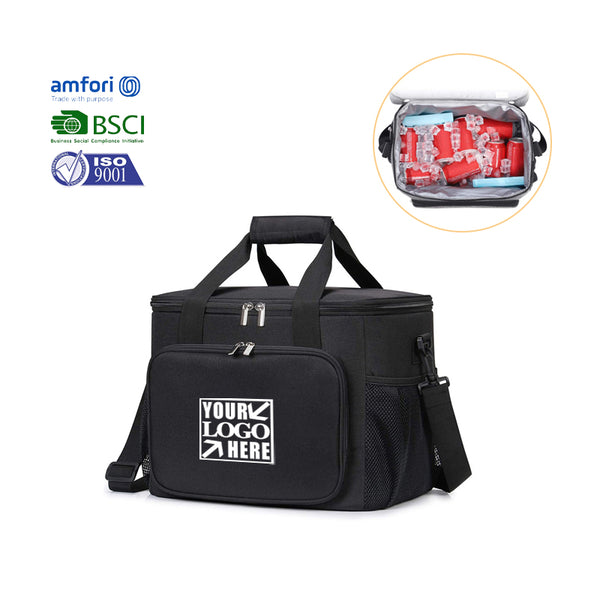 Large Lunch Bag(15L) Insulated Cooler bag Cooling Tote bag