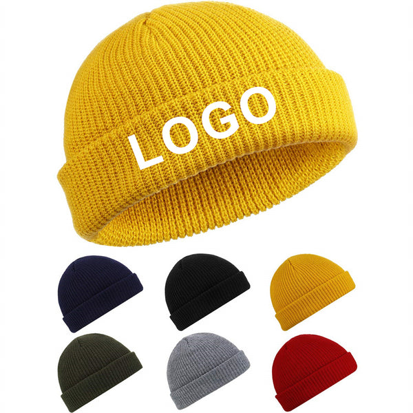 Winter knitted woolen hat