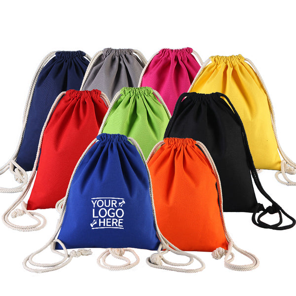Logo Printing Drawstring Backpacks Storage Travel Bags