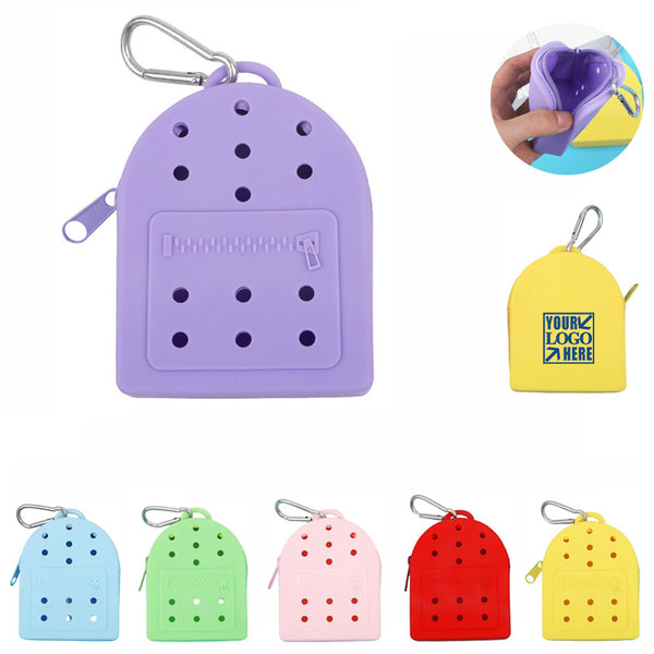 SilIcone Storage Coin Purse with Carabiner