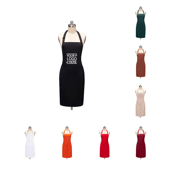 Grilling Adjustable Neck Strap Kitchen Cooking Bib Apron