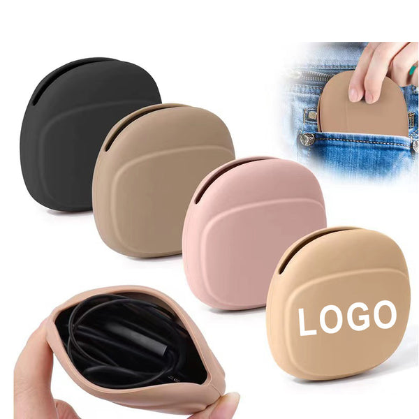 Hot Sale Silicone Headphone Storage Bag