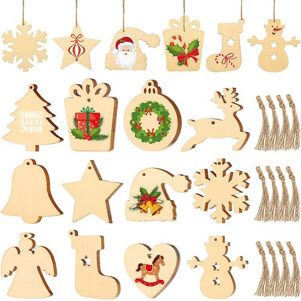 Christmas Wooden Hanging Pendant