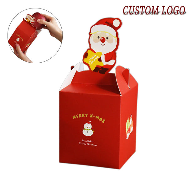 Christmas Eve Apple Decorative Paper Gift Box