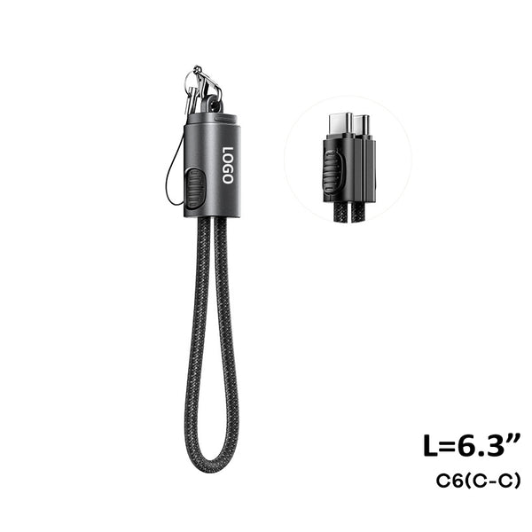 2-in-1 Lanyard Charging Cable