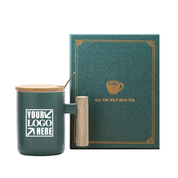 Bambooware Wooden Handle Coffee Mug Gift Box