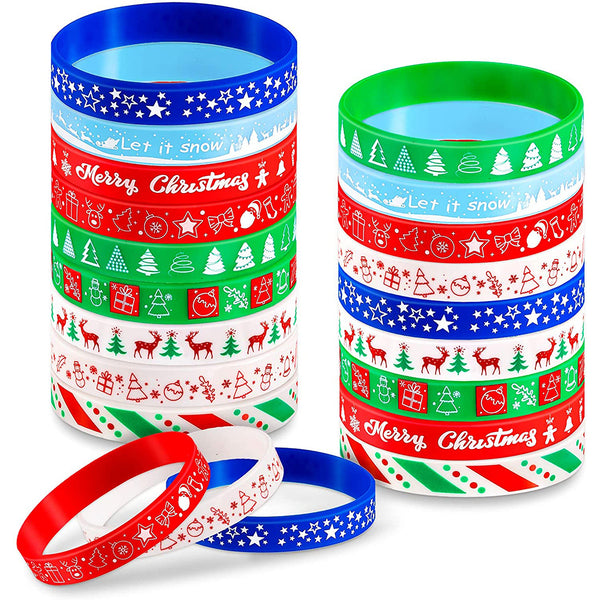 Christmas Silicone Bracelet Wristband