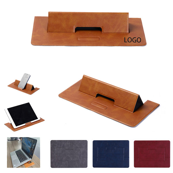 Portable Folding Desktop Phone Tablet  PU Stand