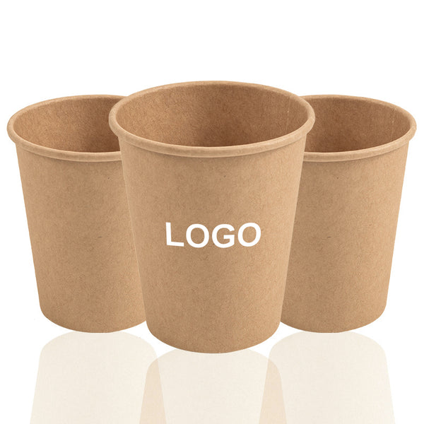 Kraft Paper Cup Brown Disposable Coffee Biodegradable