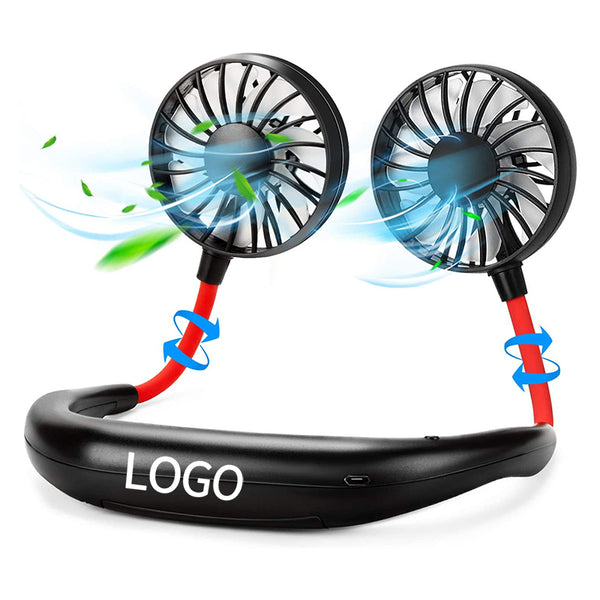 Portable 360° Lazy person Neck Neck Hang Fan Hand Free Fan